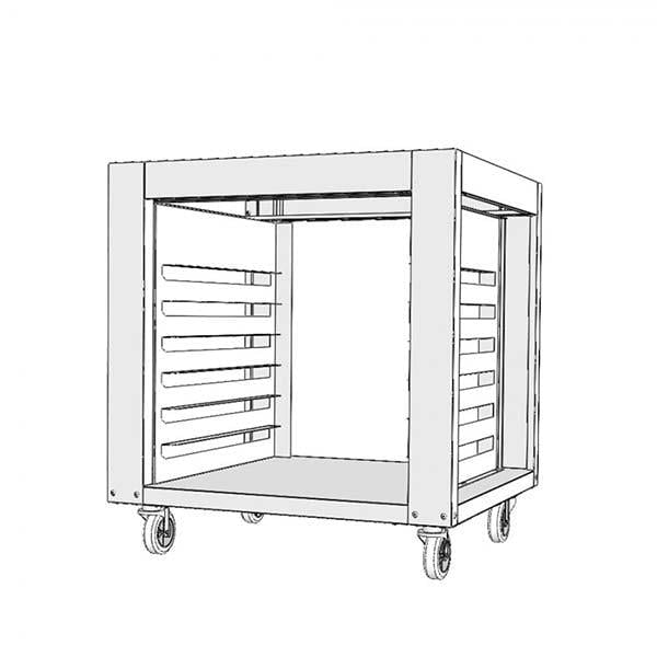 Venarro Caveno DEF-P4A 4-lü Patisserie Fırın Alt Stand, 8-40x60