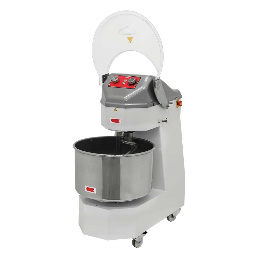 Empero SH.06 Tek Devirli Spiral Hamur Yoğurma Makinesi, 50 Kg, Tekerlekli