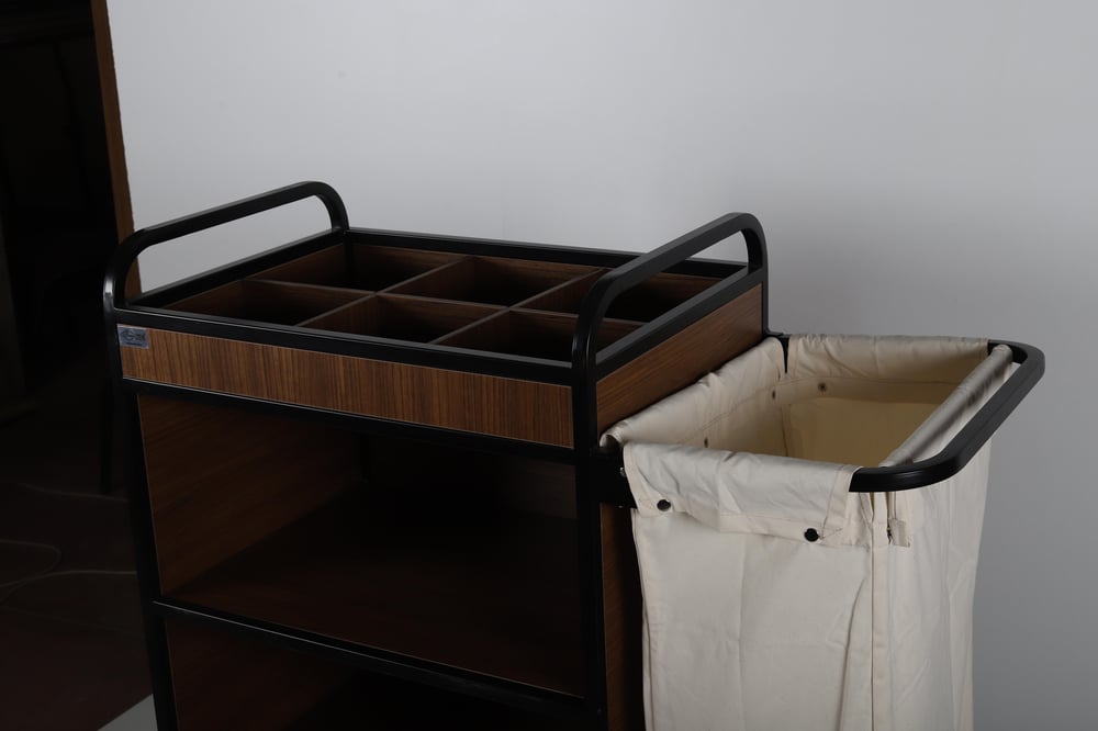 Ydg KT01-A Kat Temizlik Arabası, Tek Torbalı, 115x50x130 cm