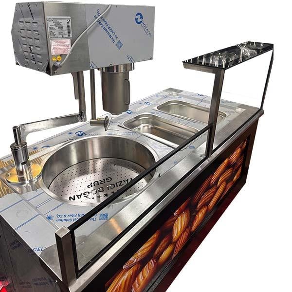 Ydg Tulumba Pişirme Tezgahı, Elektrikli, 180x70x85/135 Cm