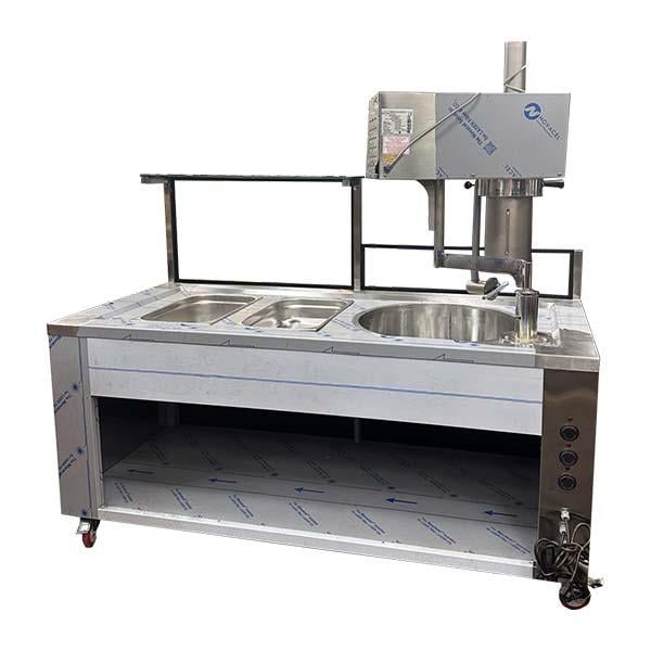 Ydg Tulumba Pişirme Tezgahı, Elektrikli, 180x70x85/135 Cm