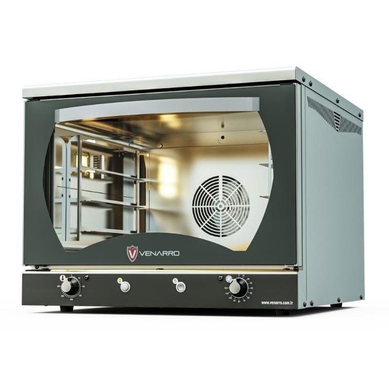 Venarro Caveno DEF-P4T Patisserie Fırın, Tek Fanlı, Buharlı, Elektrikli, 4 Tepsili, 40x60, Manuel