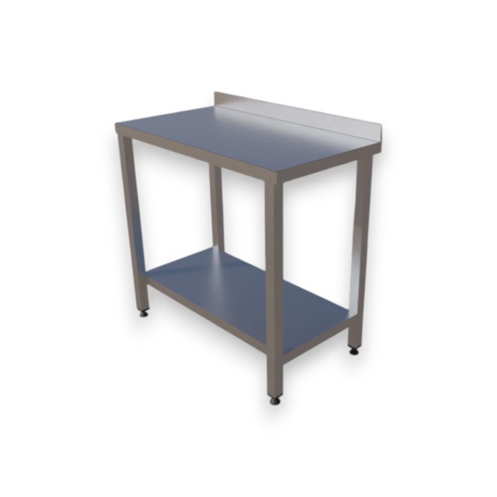 Çalışma Tezgahı Taban Raflı, Inox 430, 90x50x85 Cm