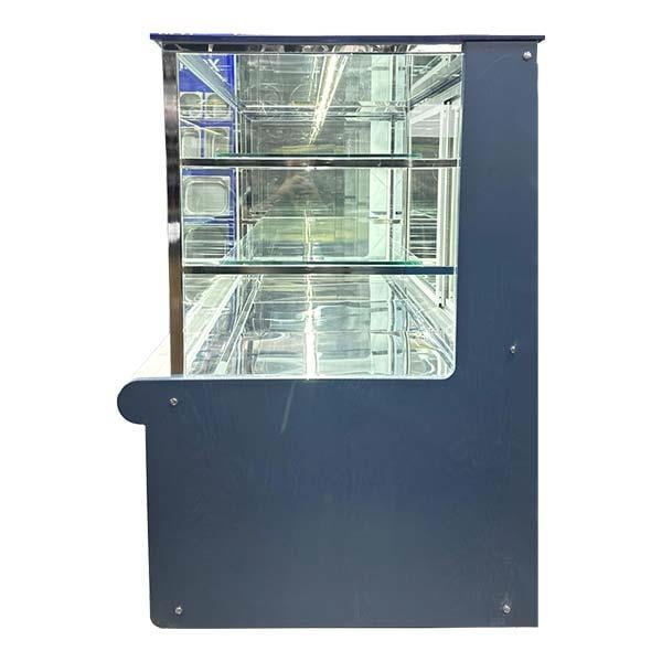 Ydg RODOS Vitrin Tipi Pasta ve İçecek Teşhir Dolabı, Çift Motorlu, Düz Cam, 200x90x135