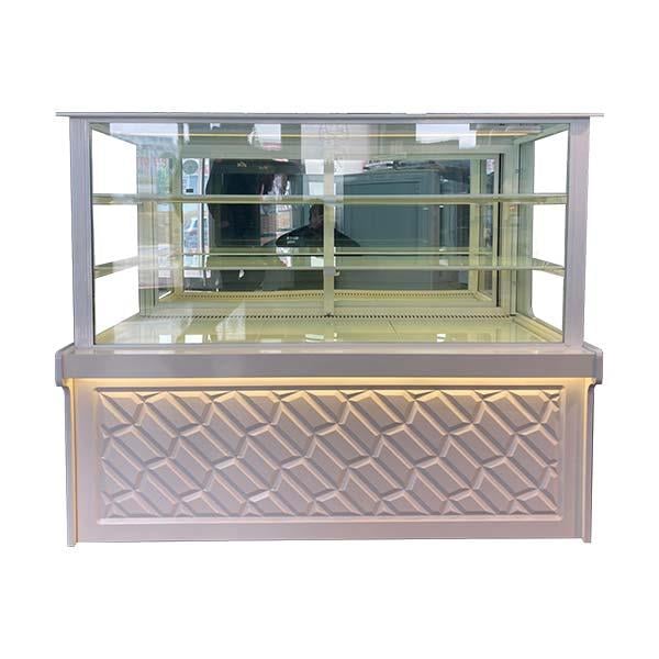 YDG Vitrin Tipi Pasta Teşhir Dolabı, Soğutmalı, 154x80x130 cm, 154.80.130-BD