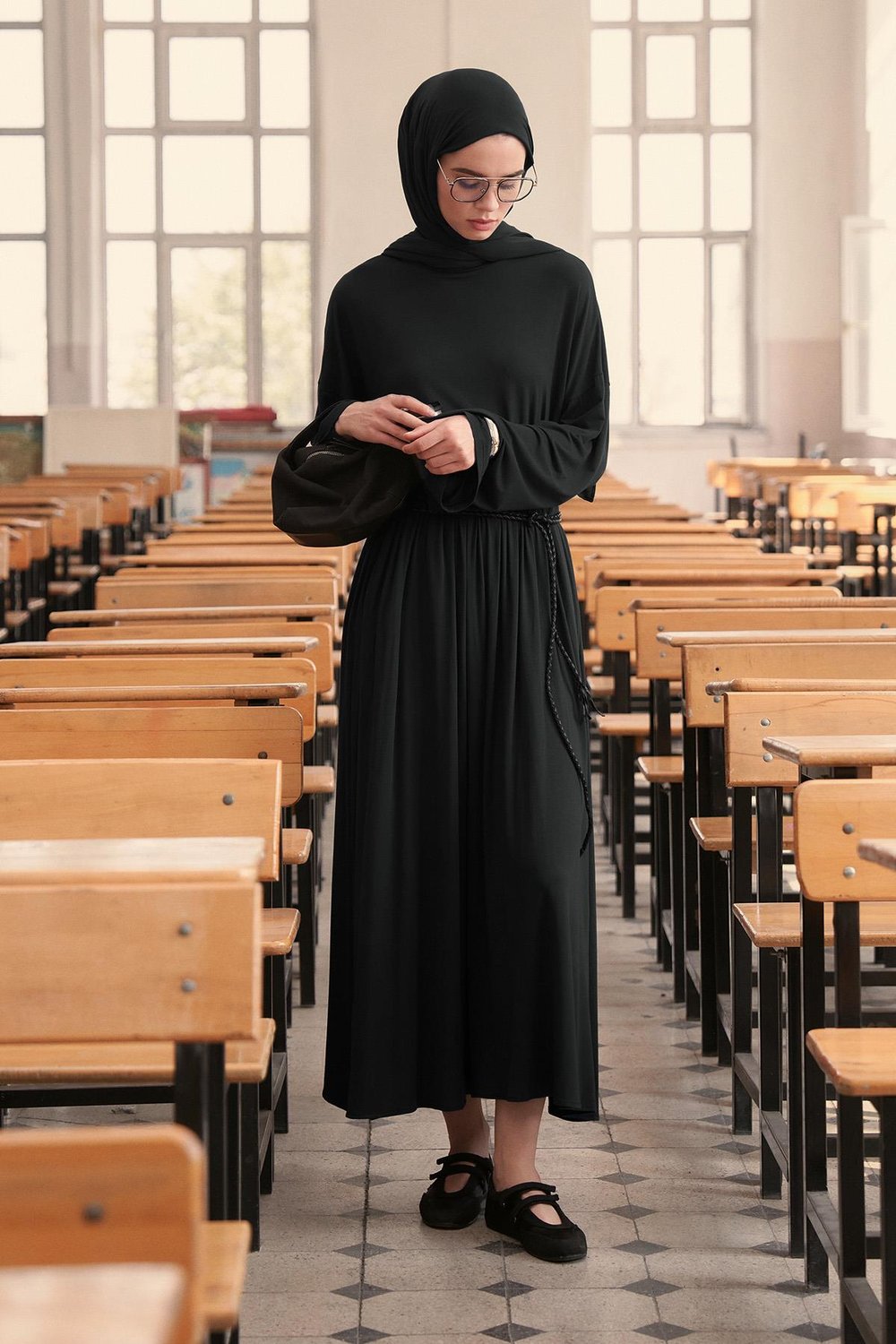 Micro Modal Etek Siyah