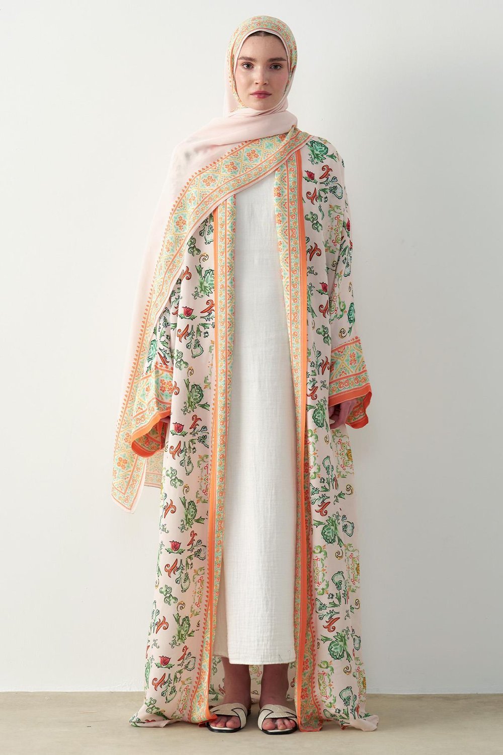 Pearl Floş Abaya Pudra