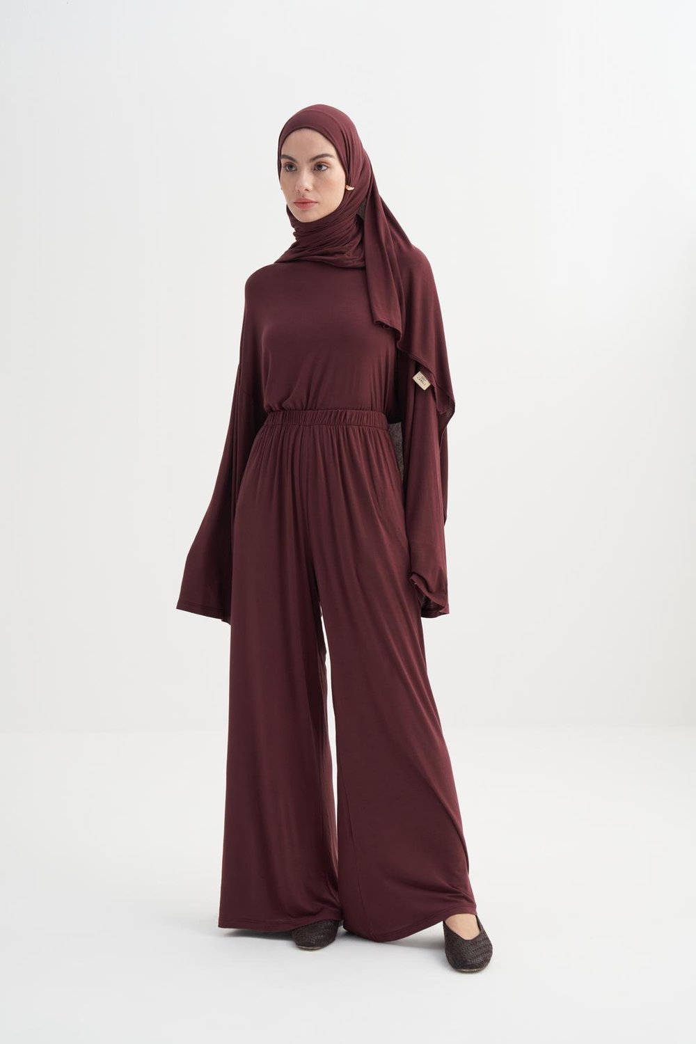 Micro Modal Pantolon Mürdüm