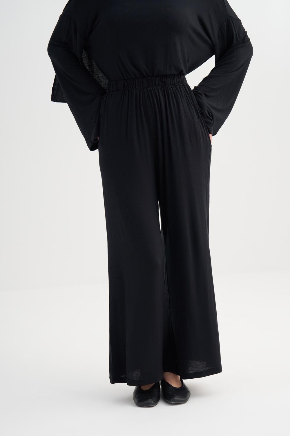 Micro Modal Pantolon Siyah