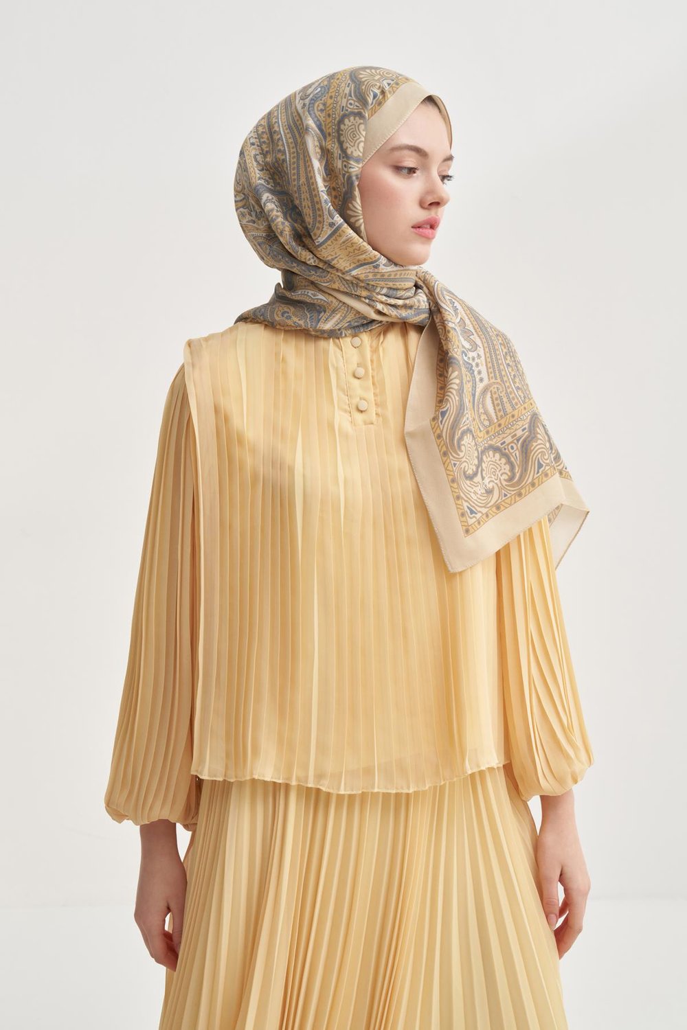 Ravena Limon Nilla Pamuklu Şal