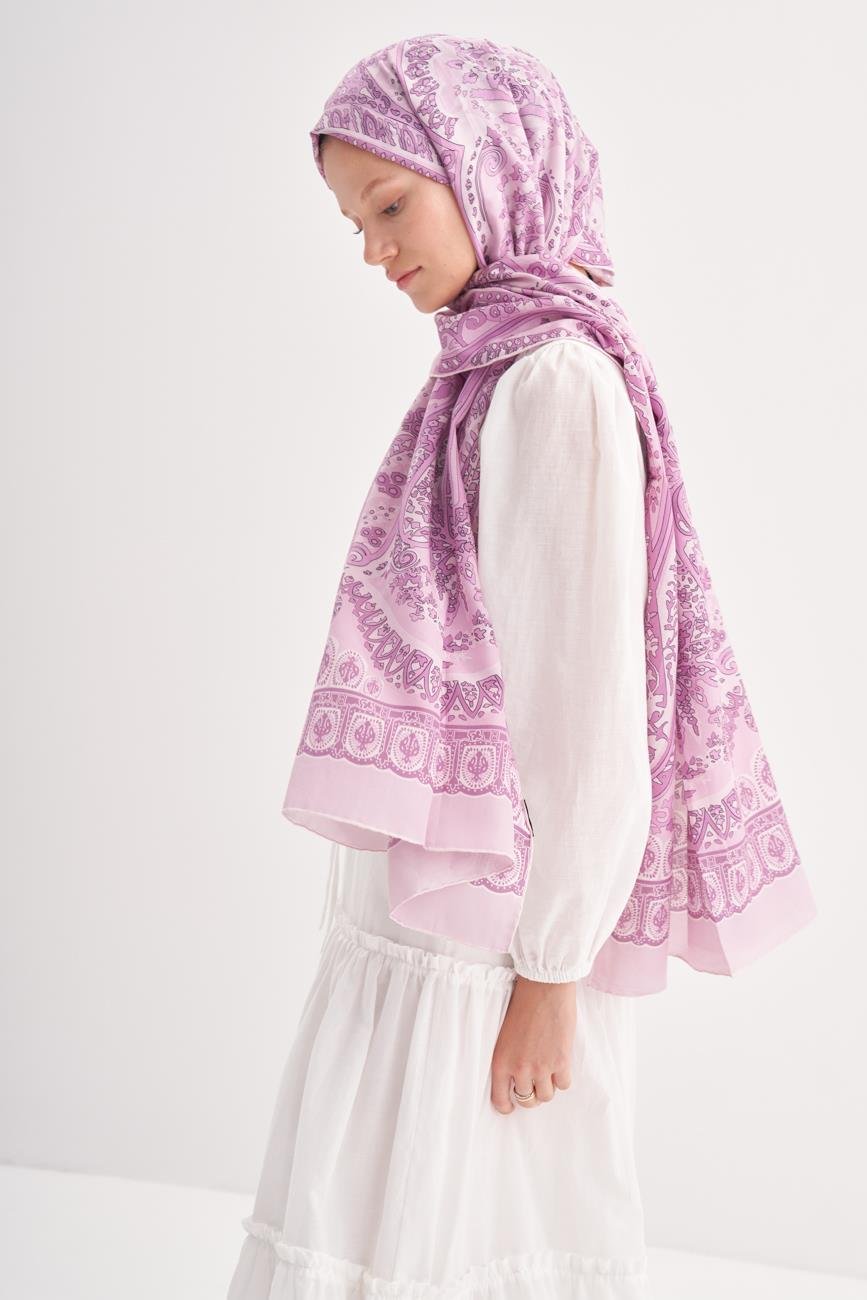 Dreams Lila Comfy İpek Şal