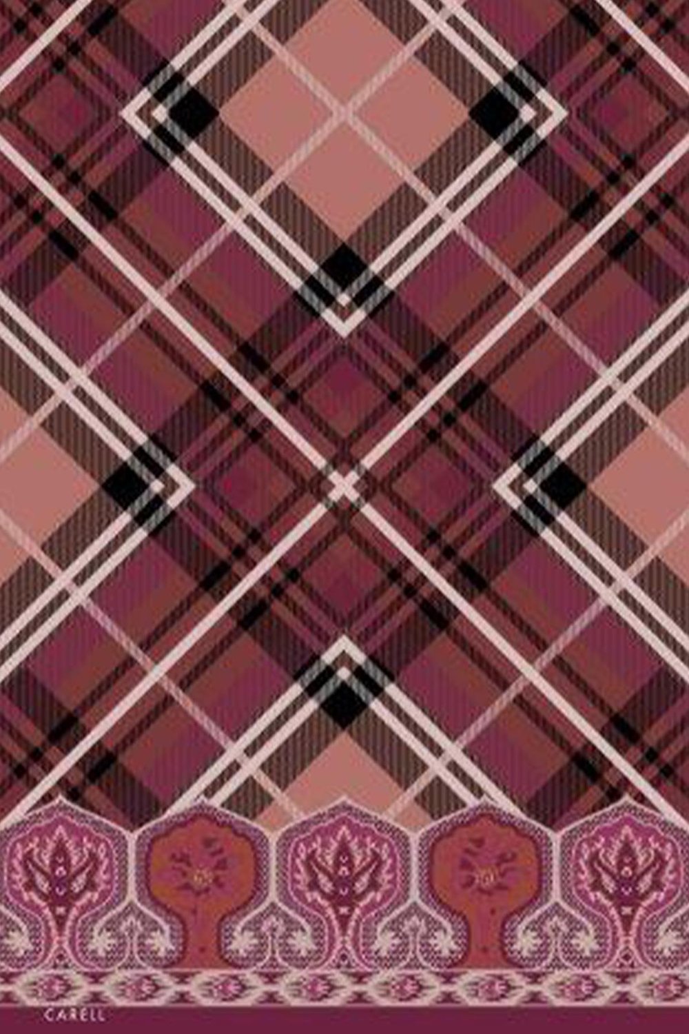 Echo Pamuk Şal Rustic Açık Mürdüm