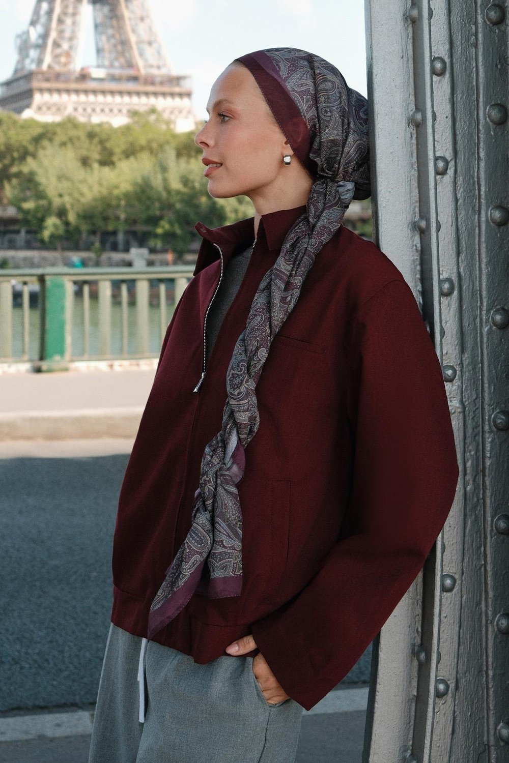 Nilla Pamuklu Şal Shades Kızıl