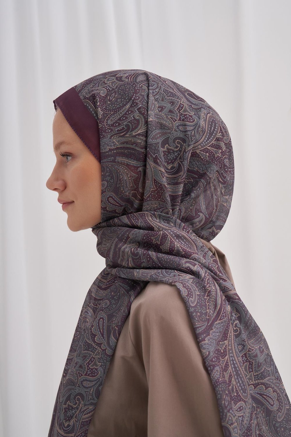 Nilla Pamuklu Şal Shades Kızıl