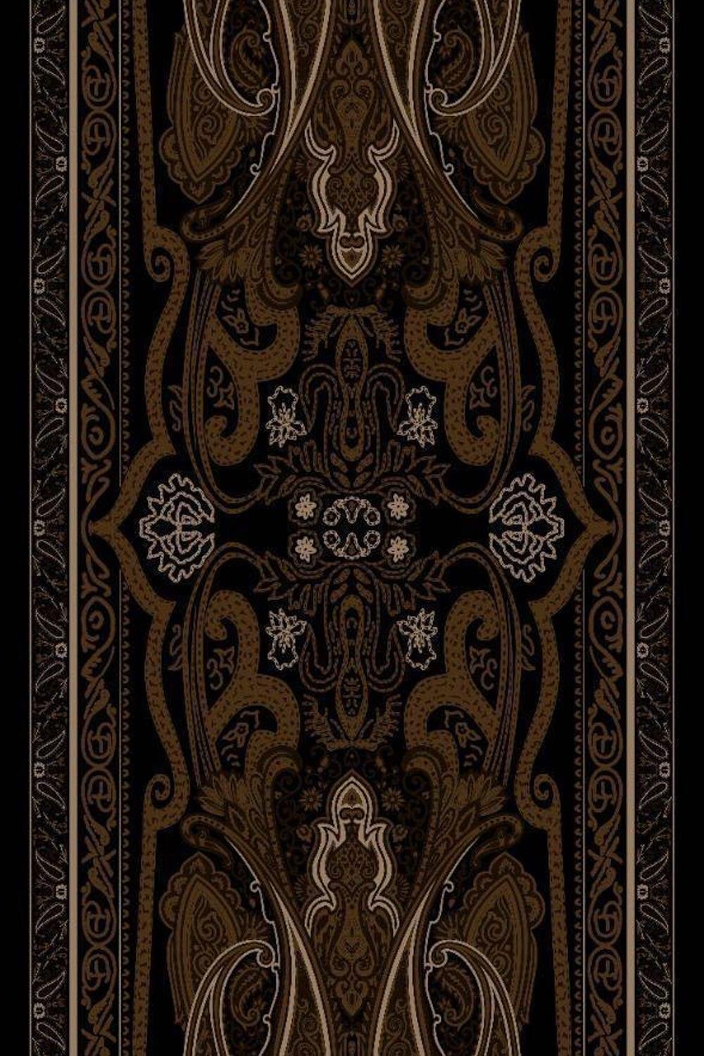 Vintage Acı Kahve Nilla Pamuklu Şal