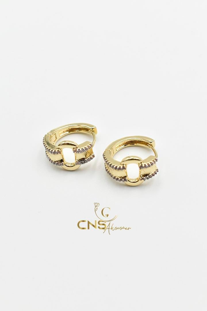14K Halka Model Küpe