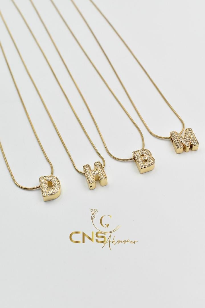 14K Minimal Harf Kolye