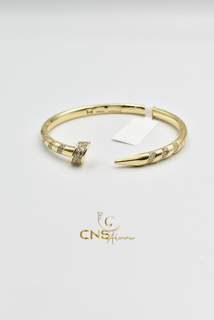 14K Vip Çivi Model Kelepçe