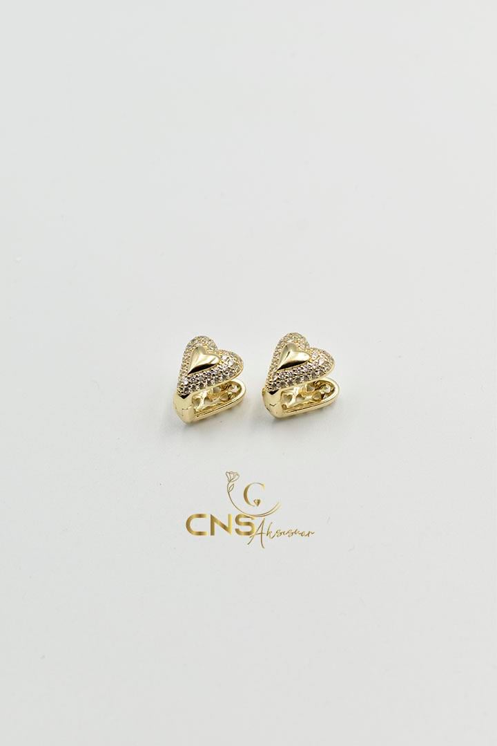 14K Vip Kalp Model Küpe
