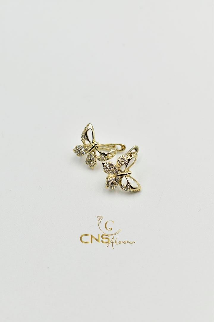 14K Vip Kelebek Model Küpe