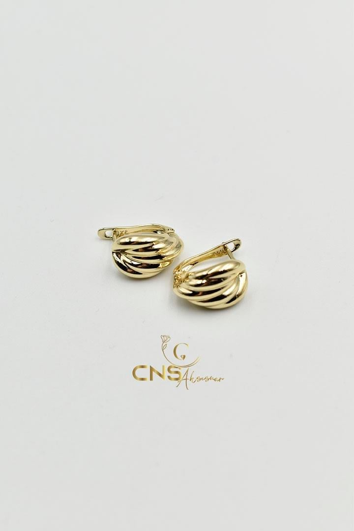 14K Vip Minimal Deniz Kabuğu Model Küpe
