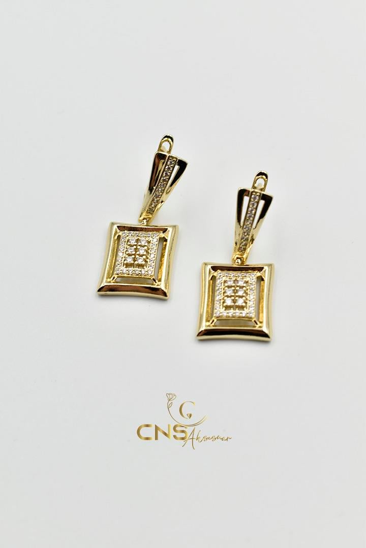 14K Xp Vip Külçe/Baget Model Küpe