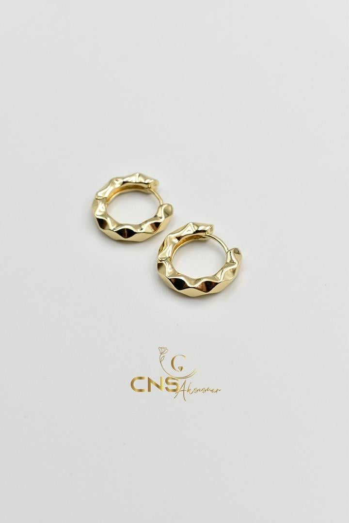 14K Xp Vip Minimal Köşeli Model Küpe