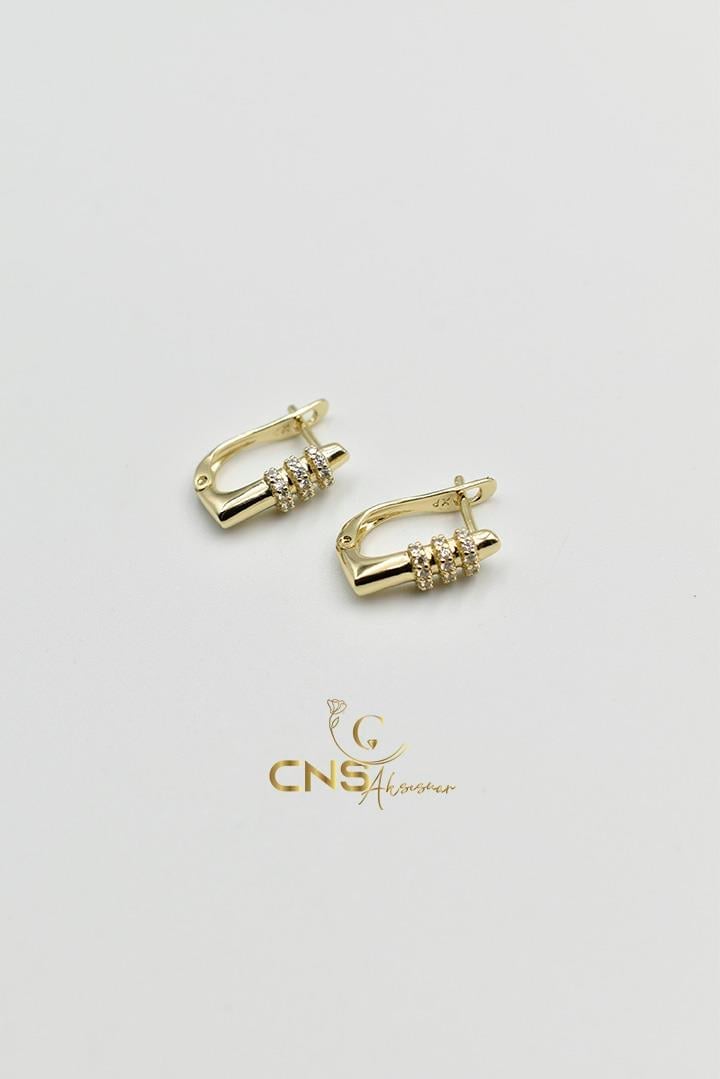 14K Xp Vip Minimal U Model Küpe