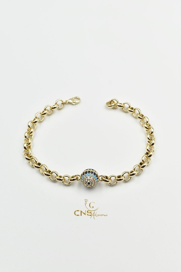 BİLEKLİK14k Xp Vip Nazar Boncuk Künye