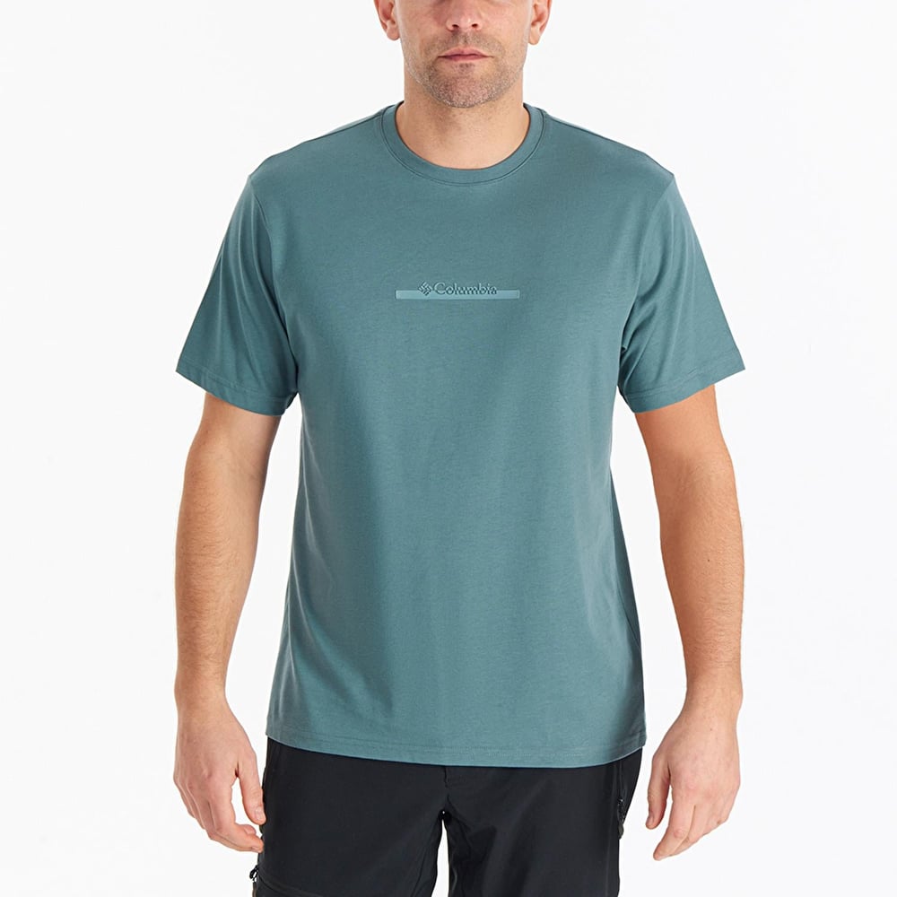 Columbia Cs0121 Csc M Bar Split Graphic Ss Tee Erkek T-Shirt