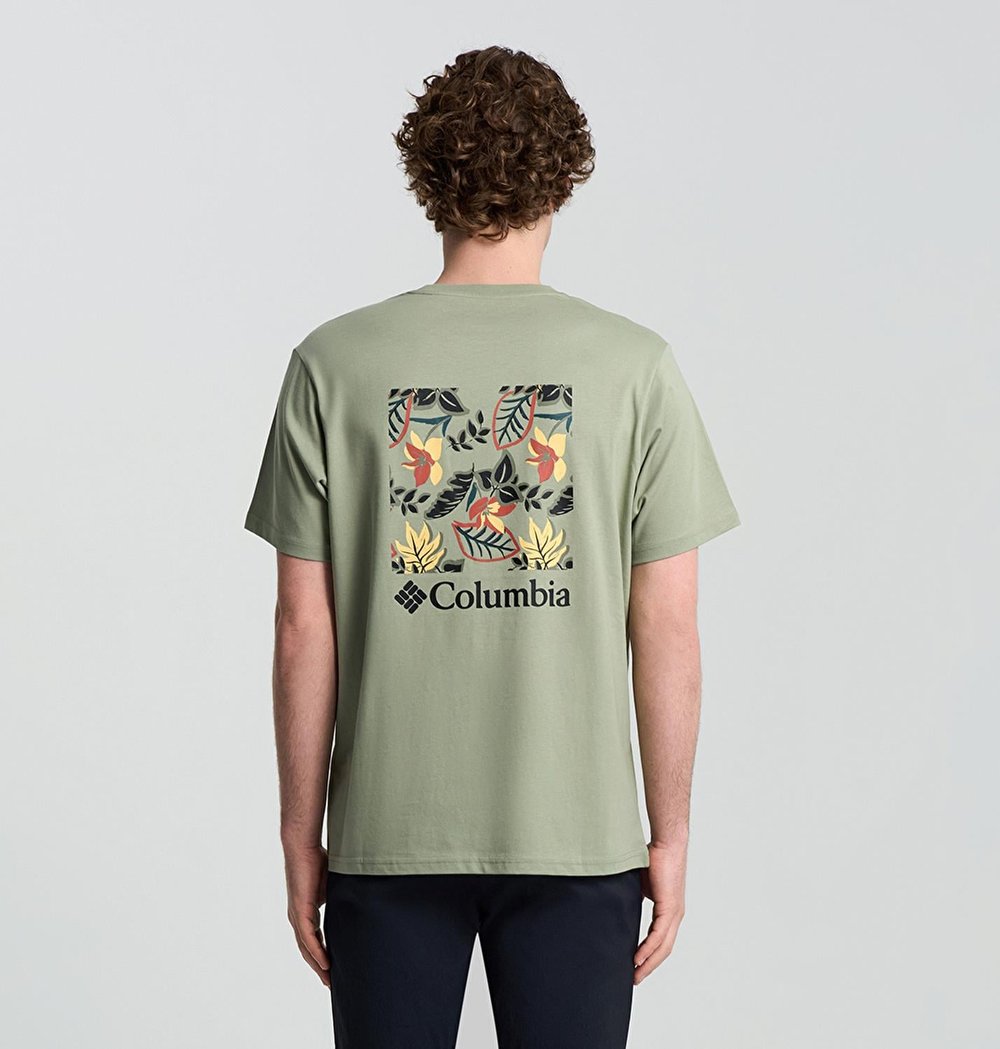 Columbia Cs0415 Csc M Comfort Pasteled Framed Ss Tee Erkek T-Shirt