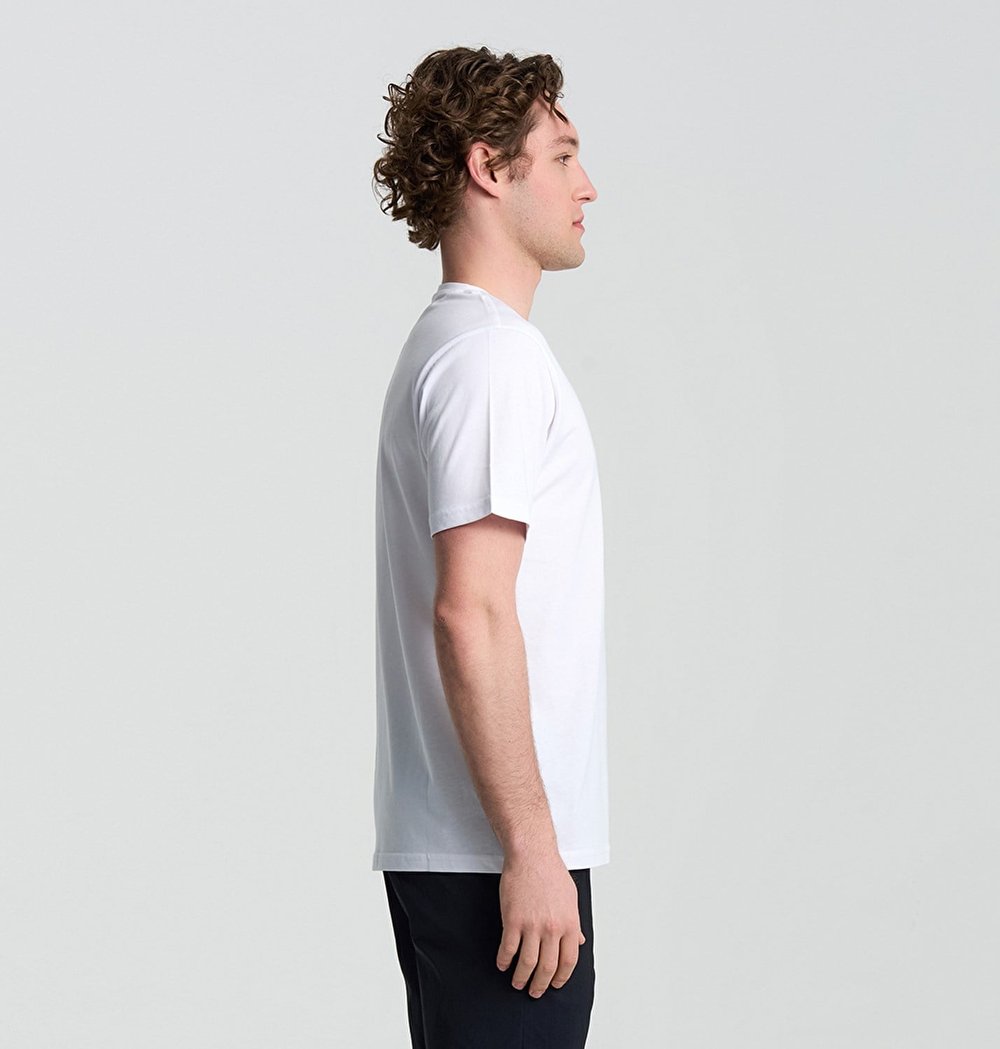 Columbia CS0416 Csc M Button Stamp Scrıpted Ss Erkek T-Shirt