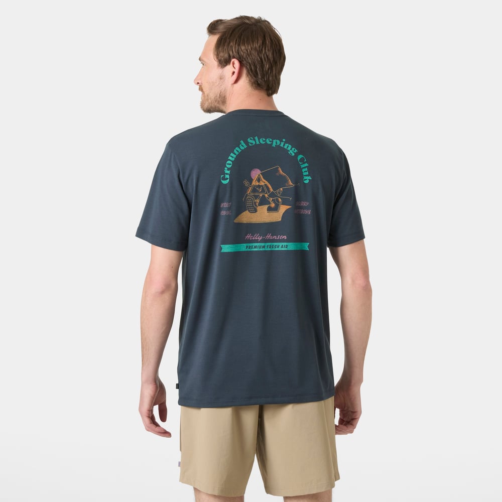 Helly Hansen Skog Recycled Graphic Erkek T-Shirt