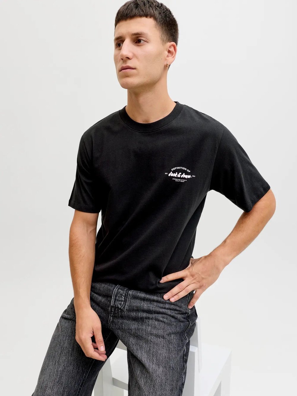 Jack & Jones Jjbrandon Tee Ss Crew Neck Erkek T-Shirt