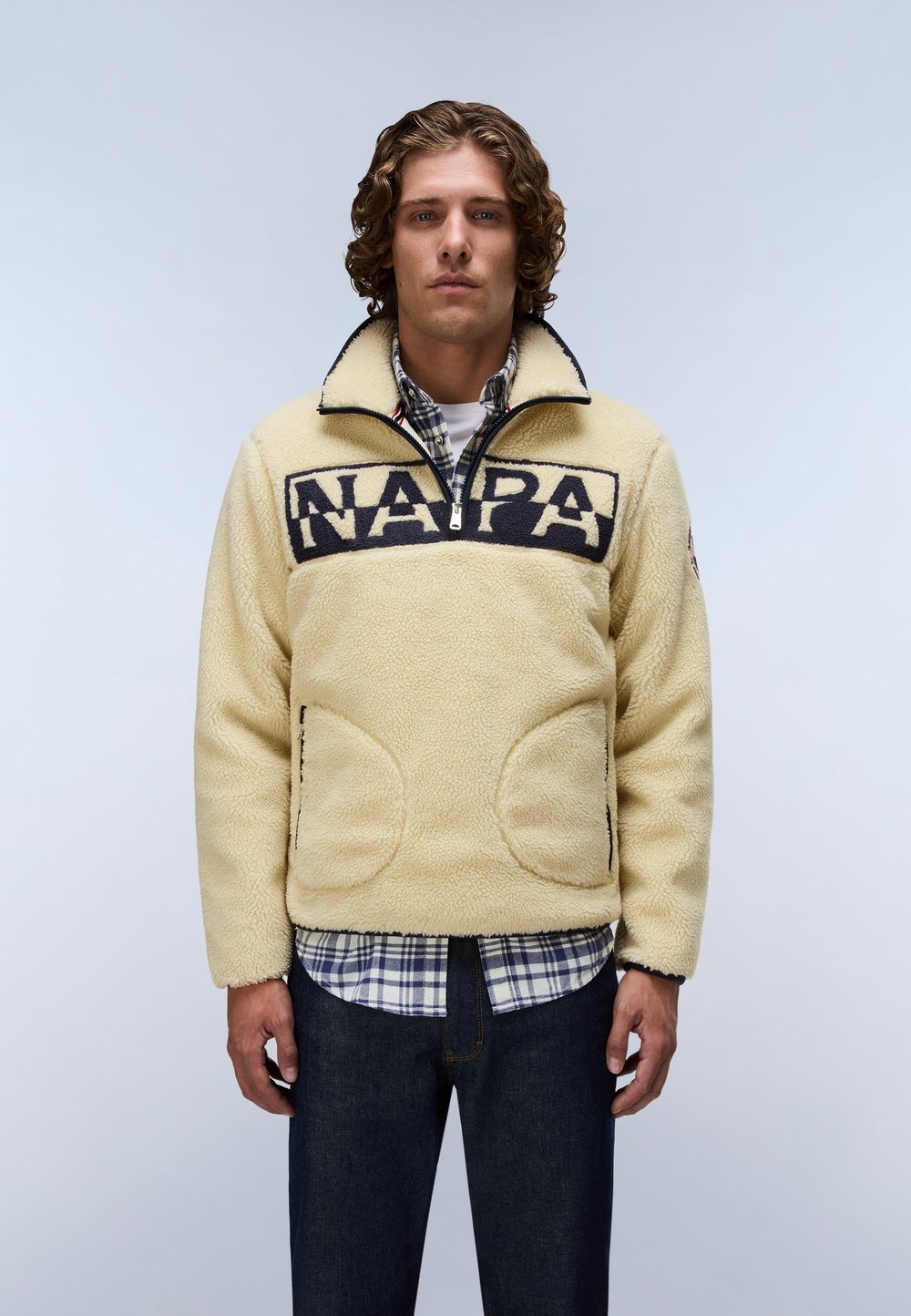 Napapijri T-Archive Fleece Hz Erkek Polar
