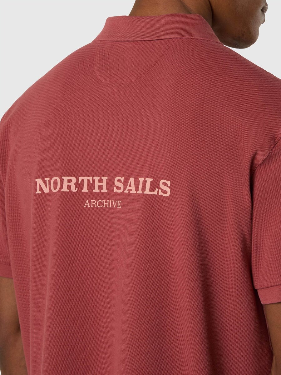 North Sails Baskılı Kısa Kollu Erkek Polo Yaka T-Shirt