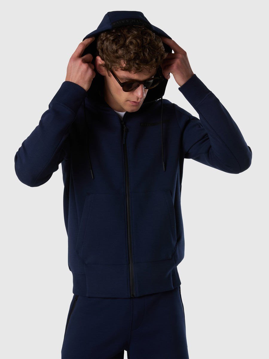 North Sails Kapüşonlu Fermuarlı Erkek Sweatshirt