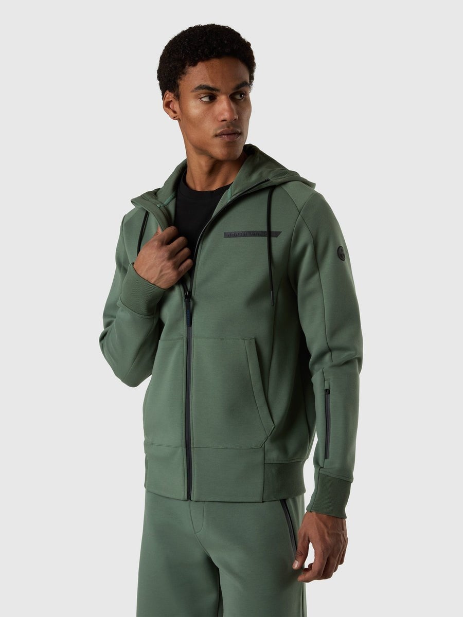 North Sails Kapüşonlu Fermuarlı Erkek Sweatshirt