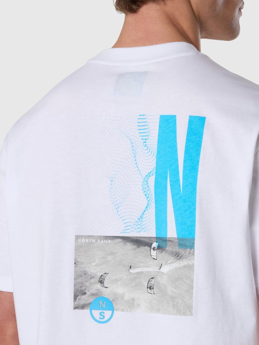 North Sails Kısa Kollu Baskılı Erkek T-Shirt
