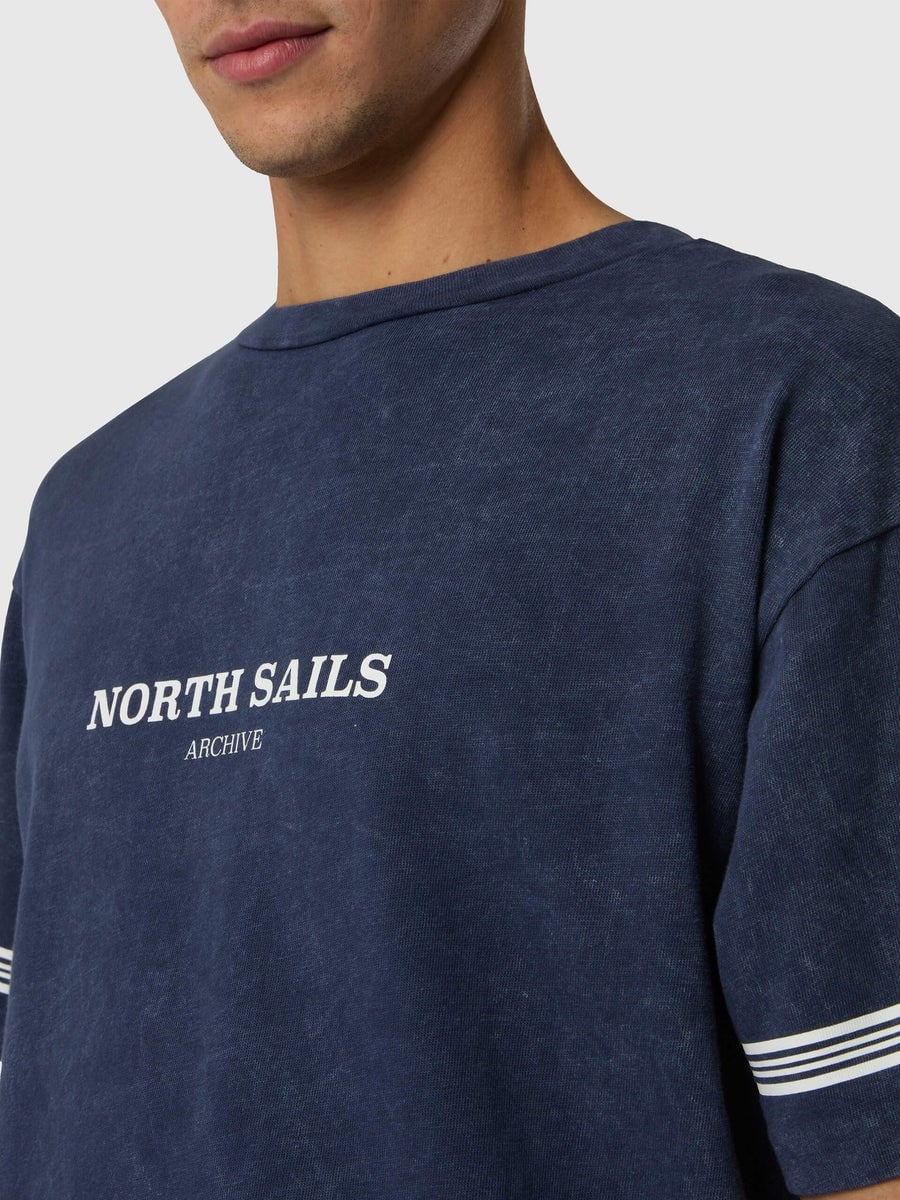 North Sails Kısa Kollu Baskılı Erkek T-Shirt