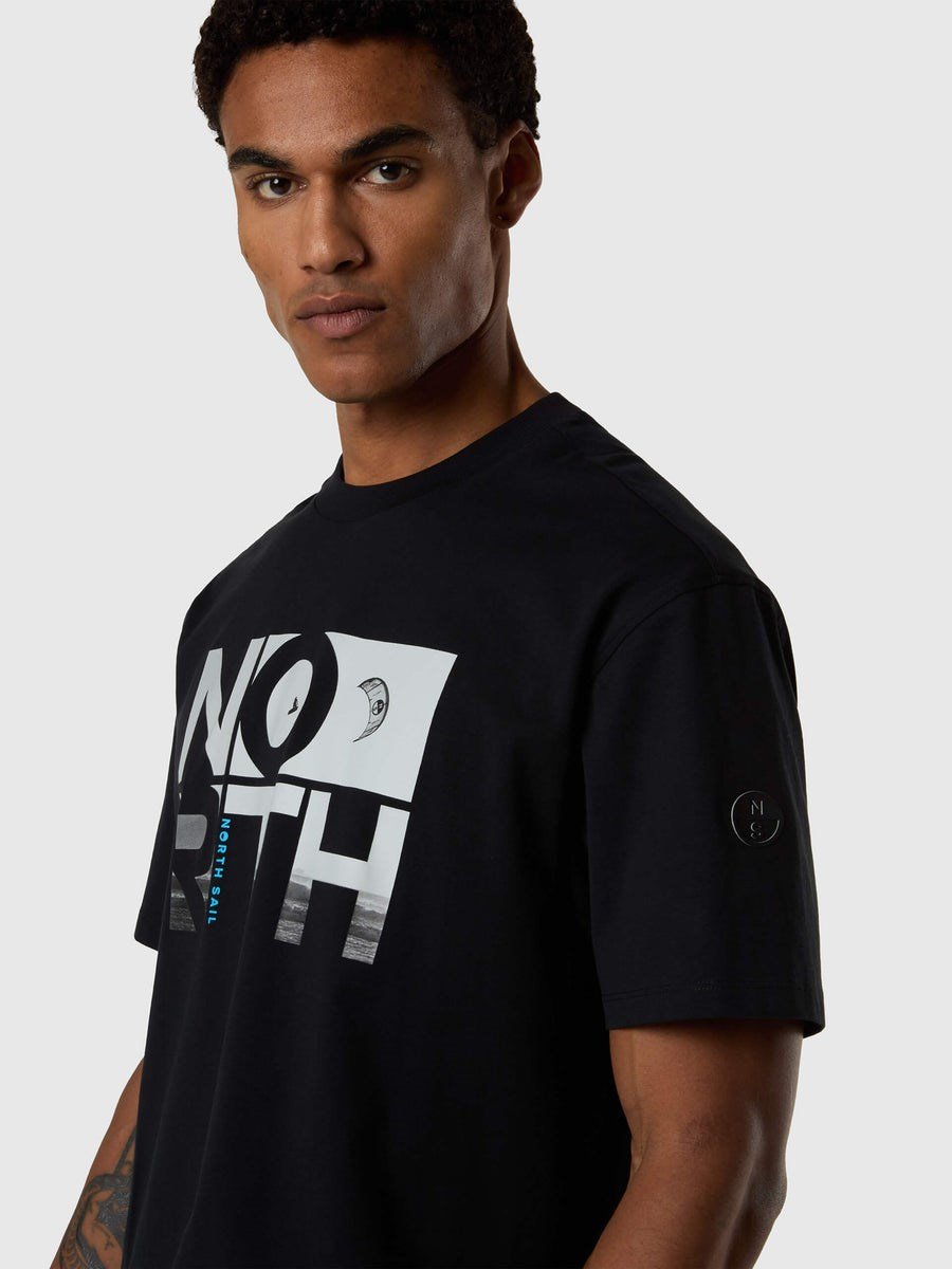 North Sails Kısa Kollu Baskılı Erkek T-Shirt