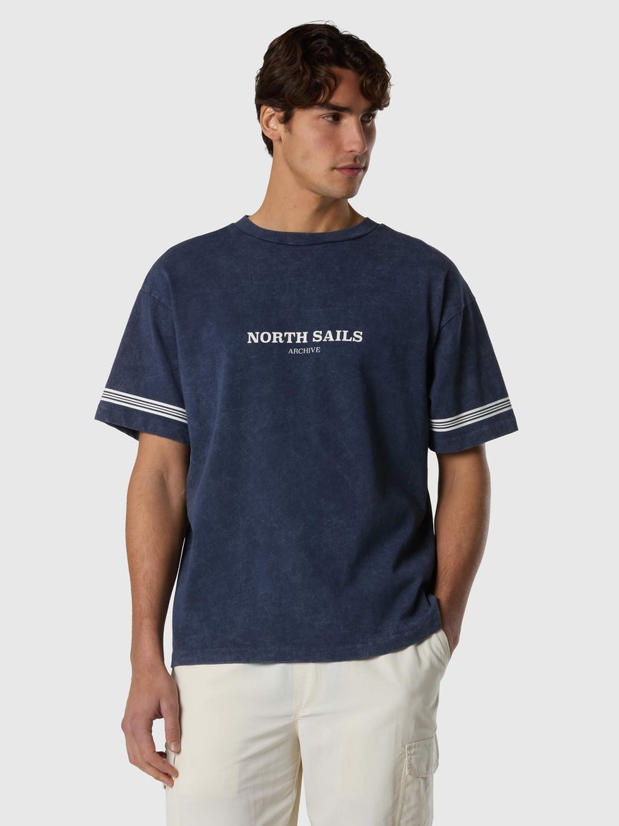 North Sails Kısa Kollu Baskılı Erkek T-Shirt