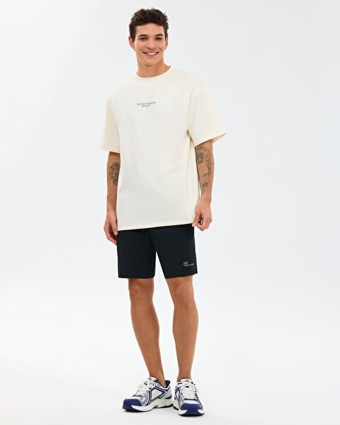 Skechers M Graphic Tee Reflect Logo Oversize Erkek T-Shirt