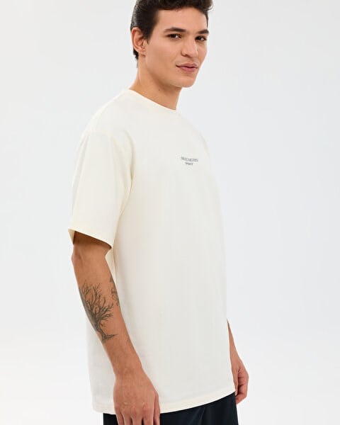 Skechers M Graphic Tee Reflect Logo Oversize Erkek T-Shirt