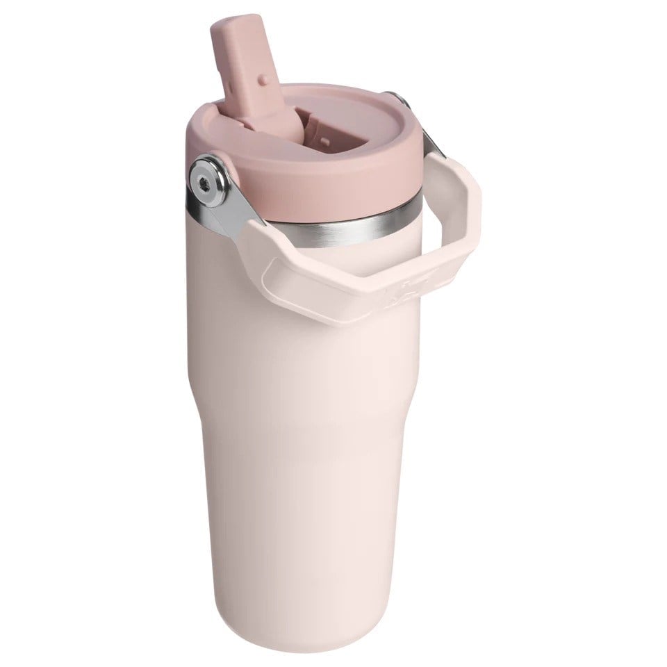 Stanley The IceFlow™ Flip Straw 2.0 Tumbler 0.41L / 14oz Rose Quartz Termos