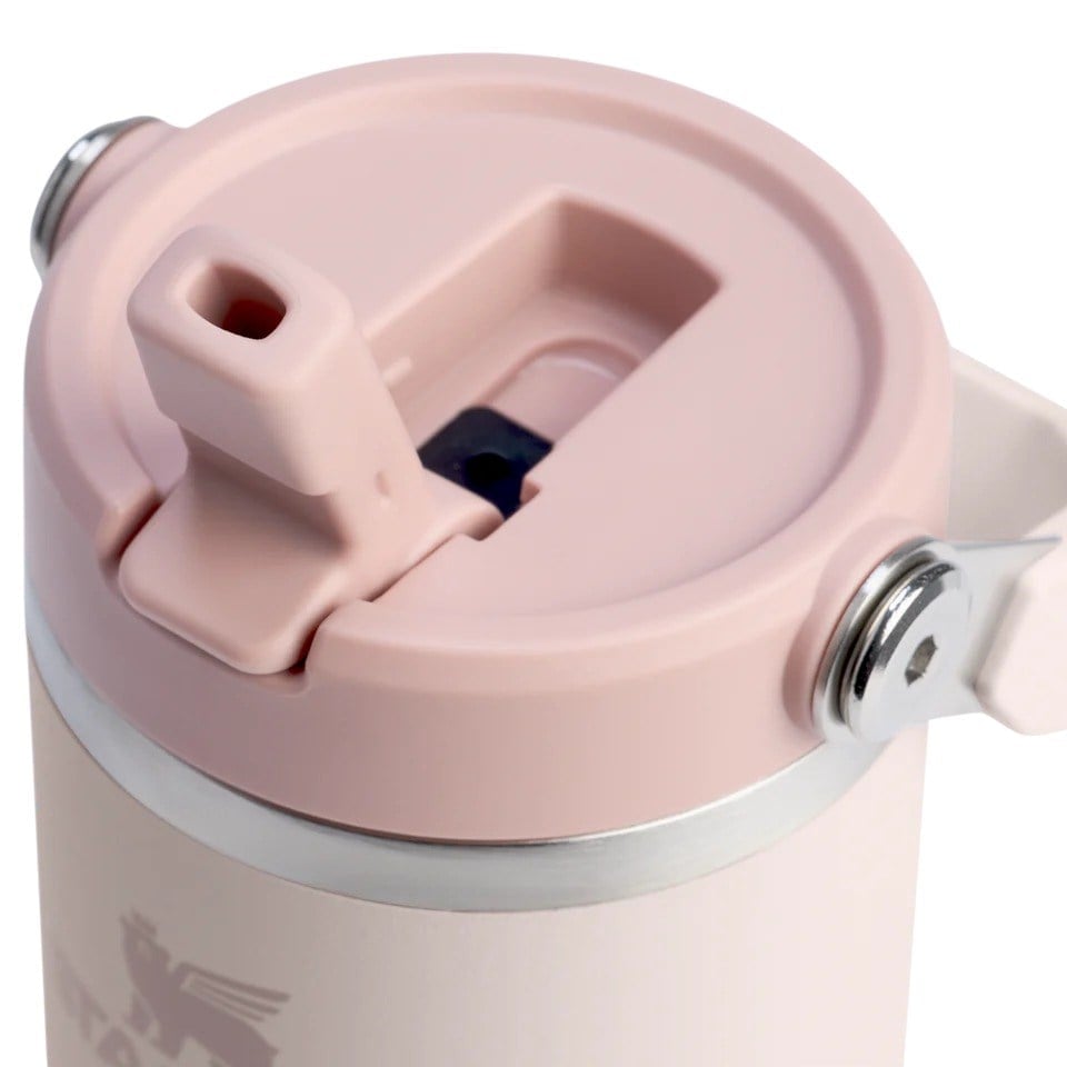 Stanley The IceFlow™ Flip Straw 2.0 Tumbler 0.41L / 14oz Rose Quartz Termos