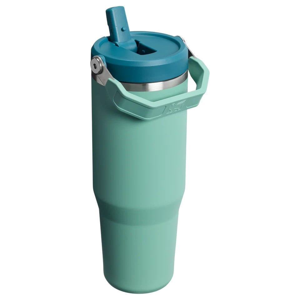 Stanley The IceFlow™ Flip Straw 2.0 Tumbler 0.89L / 30oz Spring Green Termos