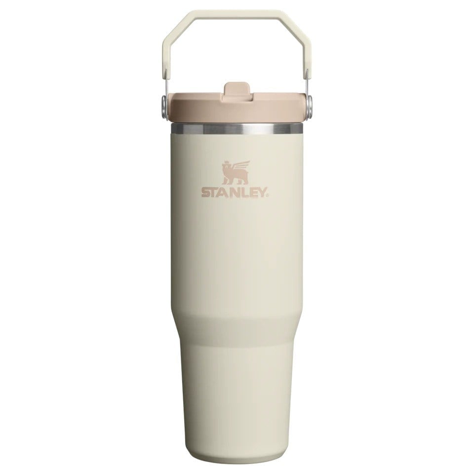 Stanley The İceflow™ Flip Straw 2.0 Tumbler 0.89L / 30Oz Cream Termos Bardak