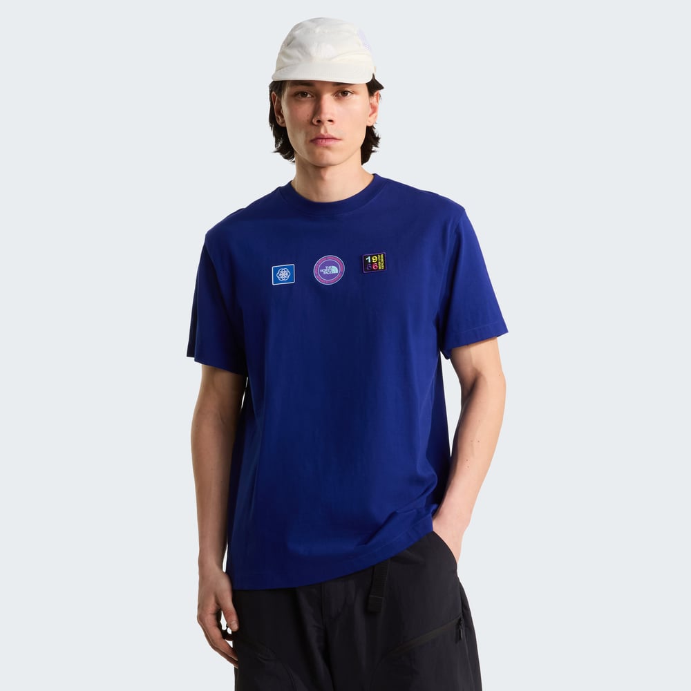 The North Face U Explorer Badges Rlx Ss Tee-Graphic Unisex T-Shirt