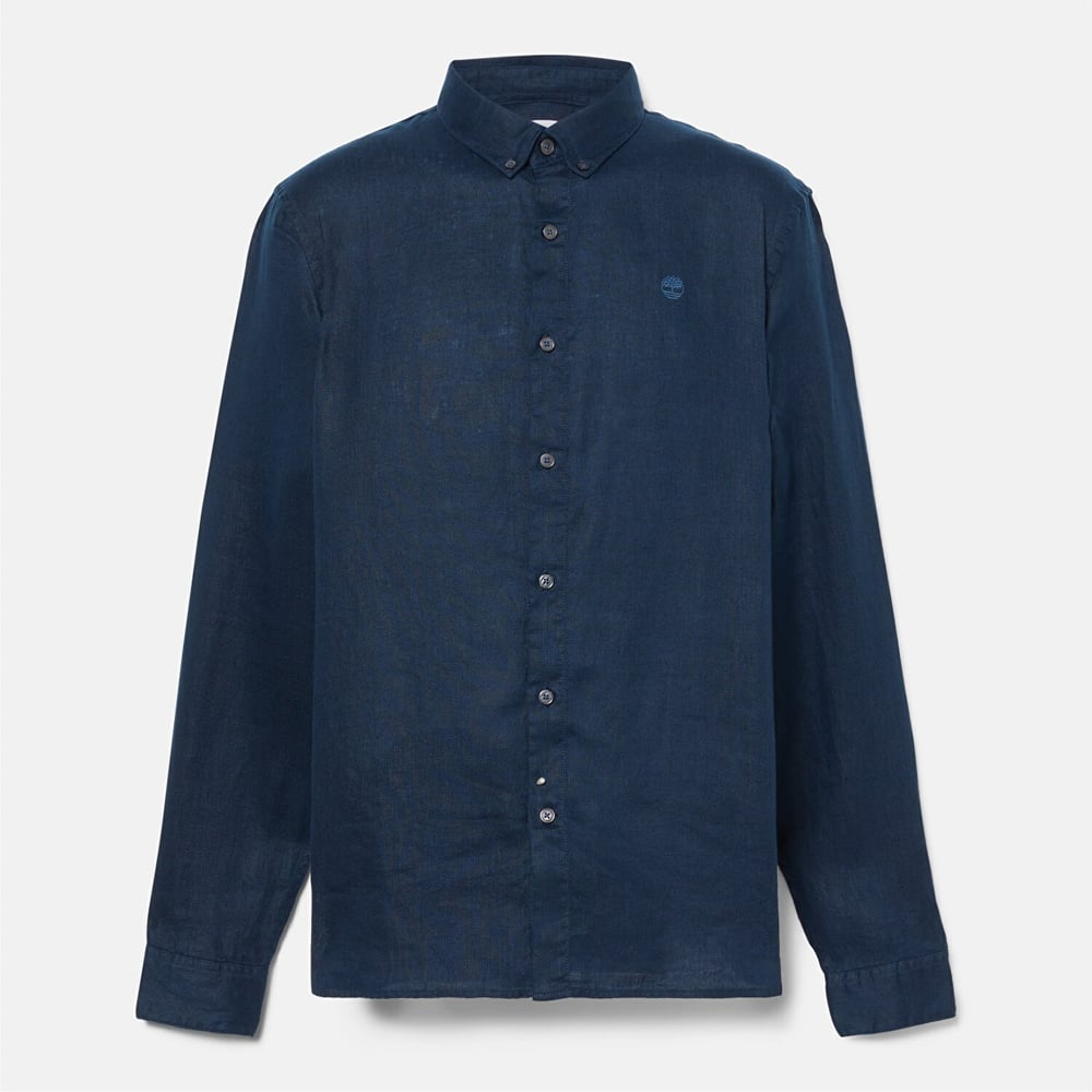 Timberland Mill Brook Linen Shirt Erkek Gömlek
